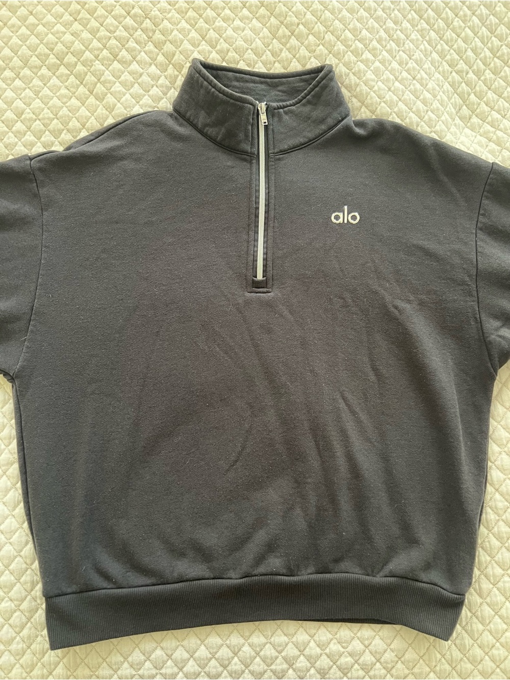 Alo grey Quarter-Zip Pullover